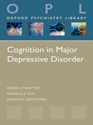 cover image of Cognition in Major Depressive Disorder